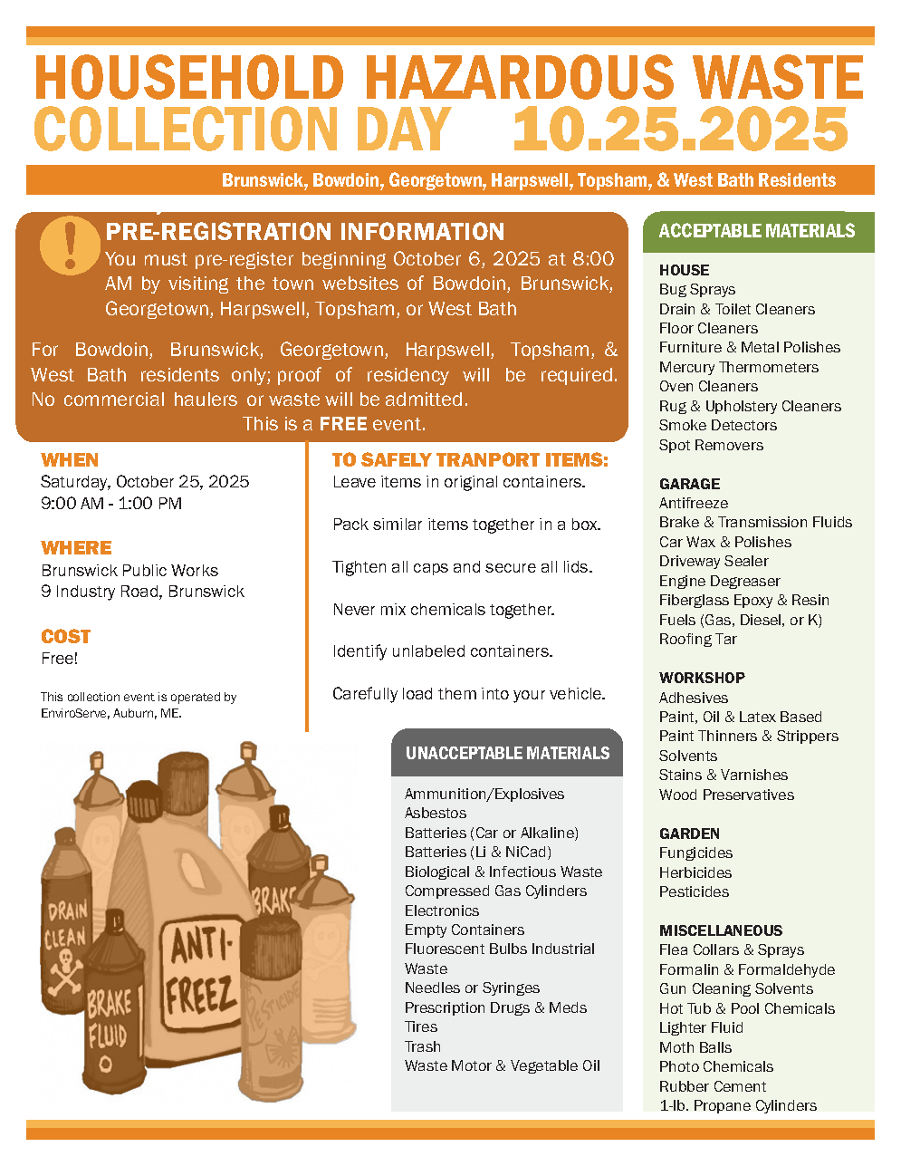 Fall Flyer - October 2025