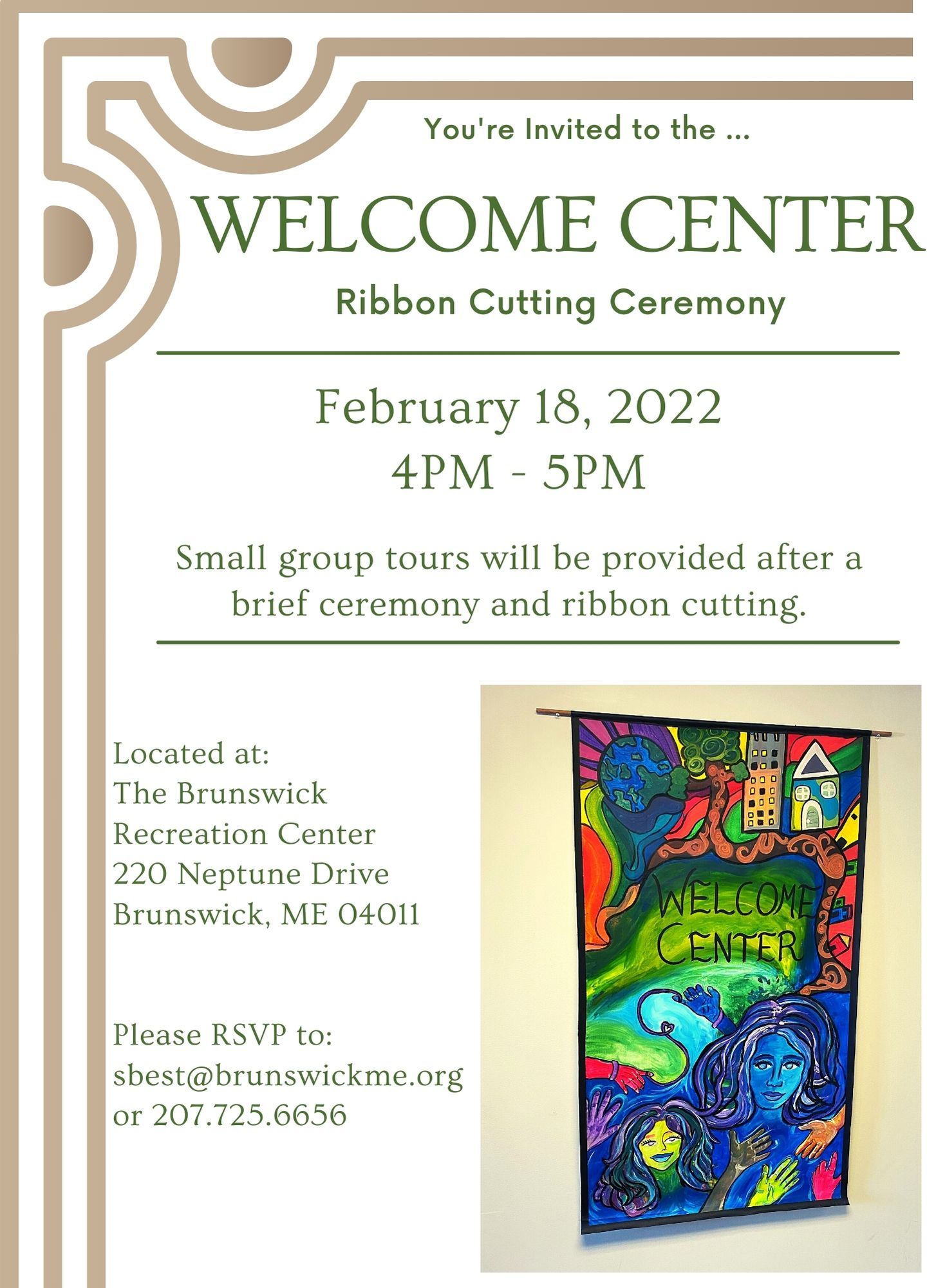 Welcome Center Ribbon Cutting 