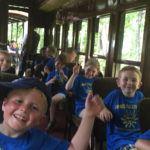 Kids Sitting on Train