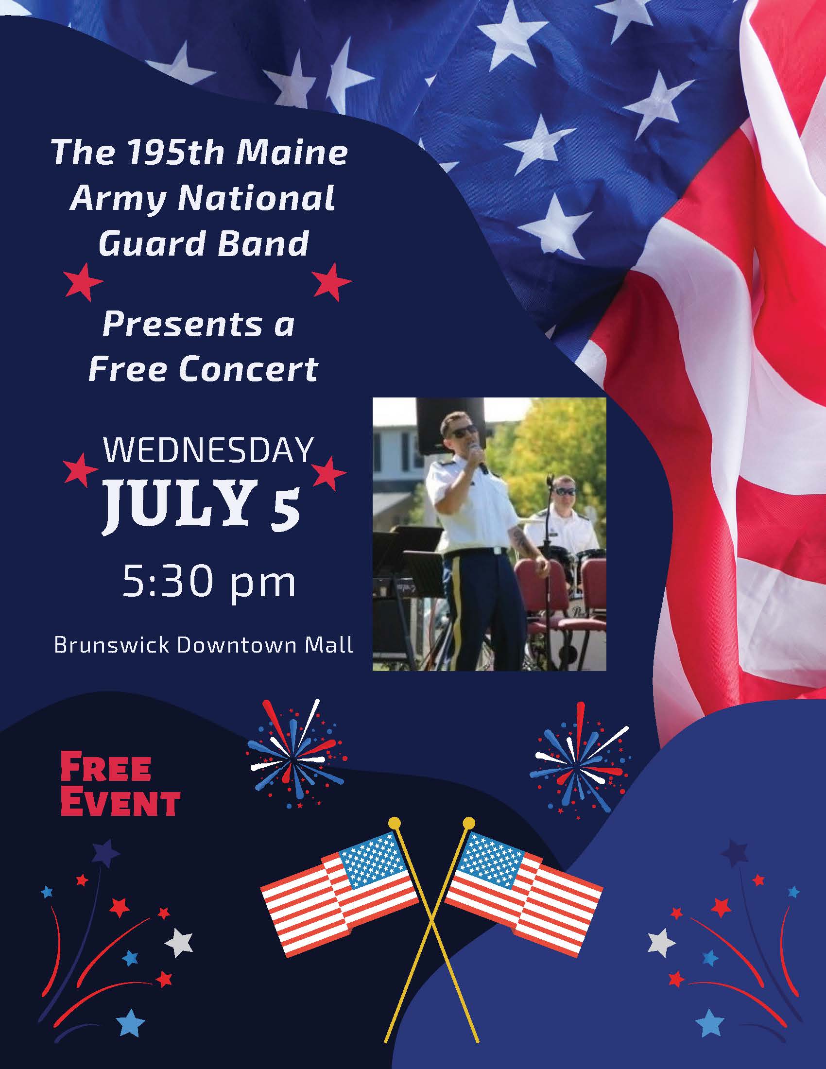 MEARNG Concert July 5th  on Downtown Mall