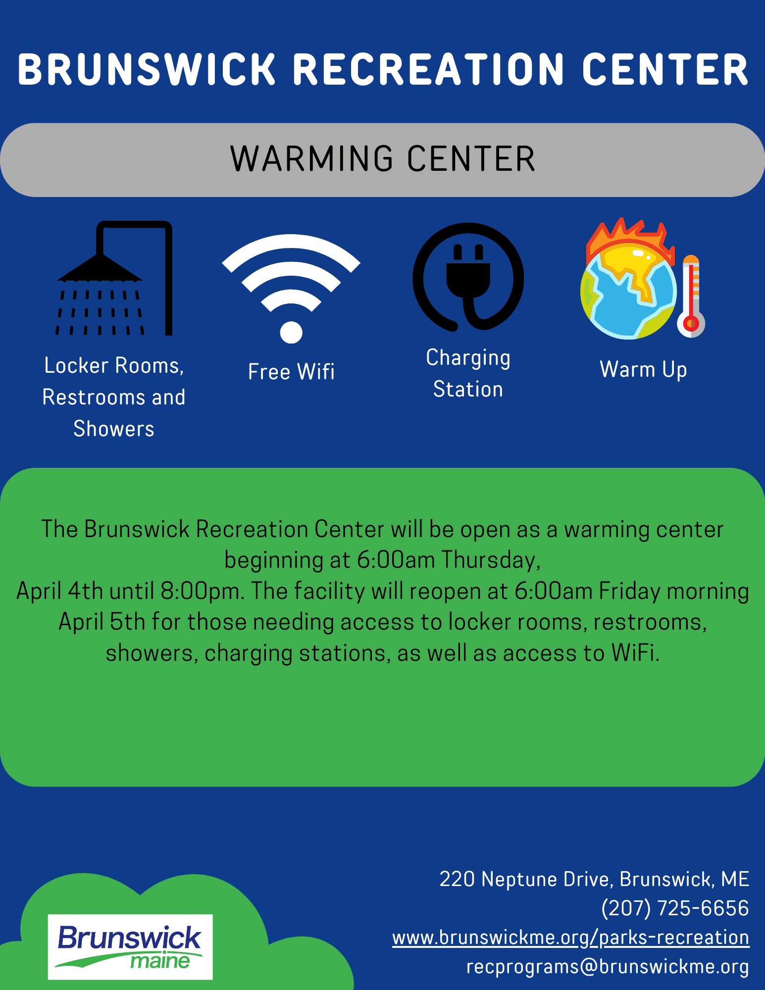 Warming Center April 5th 2024
